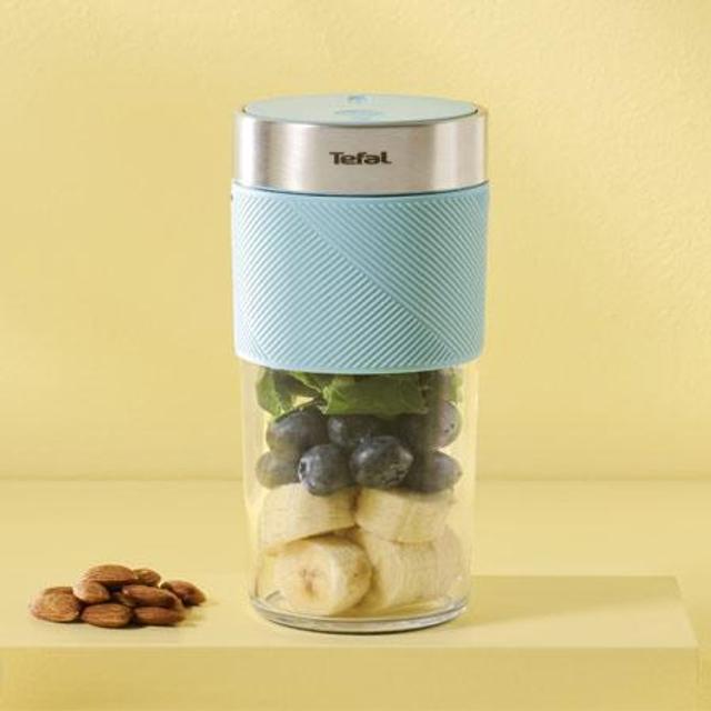 쿠팡 미니 무선 블렌더 템블렌더 라이트 믹스 블루 BL-1C0430  / 300ML