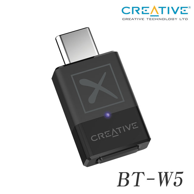 Creative 크리에이티브 BT-W5 블루투스 5.3 APT-X ADAPTIVE 오디오 동글이