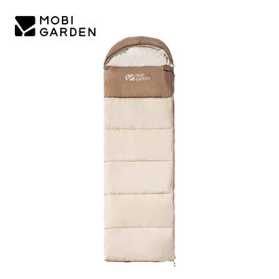 [월동준비용품특가] 모비가든 XY 머미형 침낭 1.0 부드러운 폴리에스터 강력한 방풍 효과 (베이지)
