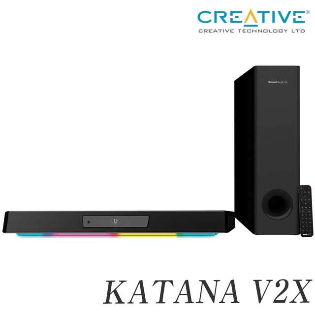 Creative 크리에이티브 사운드 블라스터 KATANA V2X 컴퓨터 블루투스 PC사운드바
