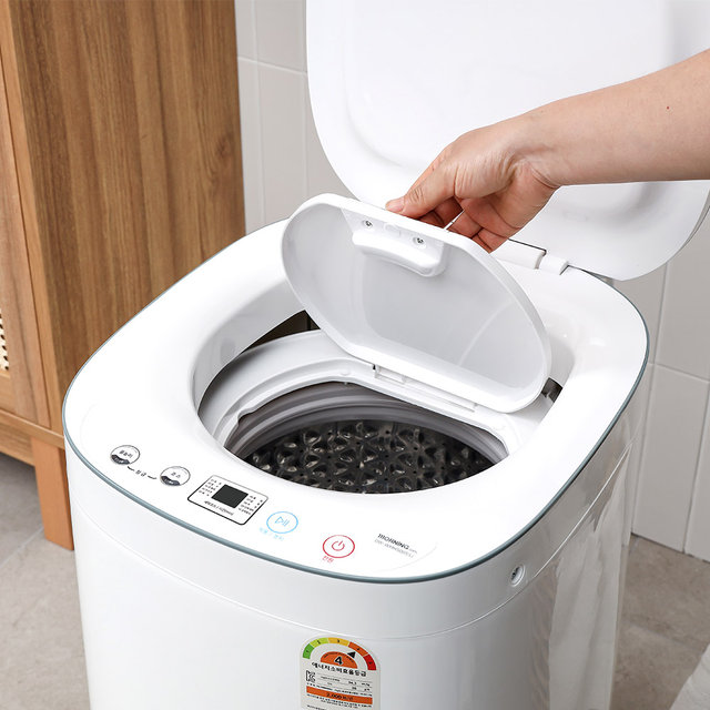 대웅 미니 살균 세탁기 고온삶음 헹굼 탈수 DW-WMH5005SJ 3kg