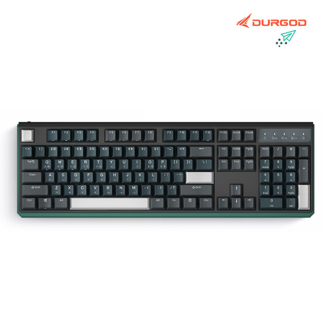 DURGOD 드루갓 K610W 유무선 풀배열 기계식키보드 아일랜드 저소음갈축