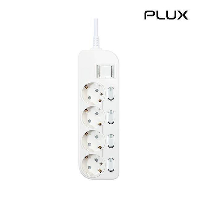 플럭스 절전형 멀티탭 개별스위치 4구 1.5M