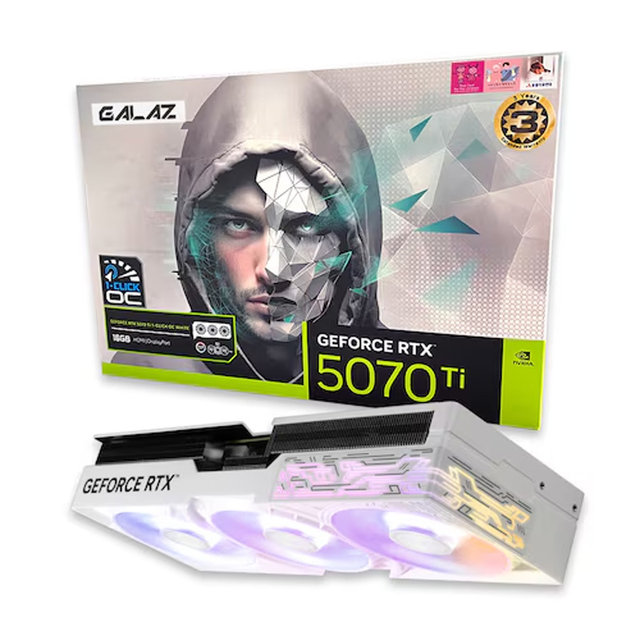 갤럭시 GALAZ 지포스 RTX 5070 Ti WHITE OC D7 16GB.~