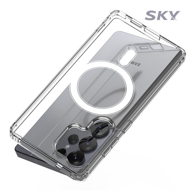 스카이 갤럭시 S25 맥세이프 케이스+강화유리 액정보호필름