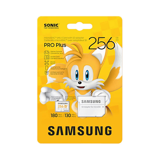 삼성 공식인증 마이크로SD카드 소닉 PRO PLUS 256GB MB-MD256SA/LC1 