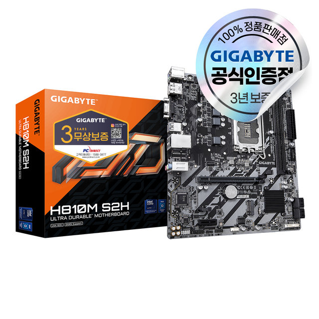 GIGABYTE H810M S2H 피씨디렉트 기가바이트 인텔 메인보드