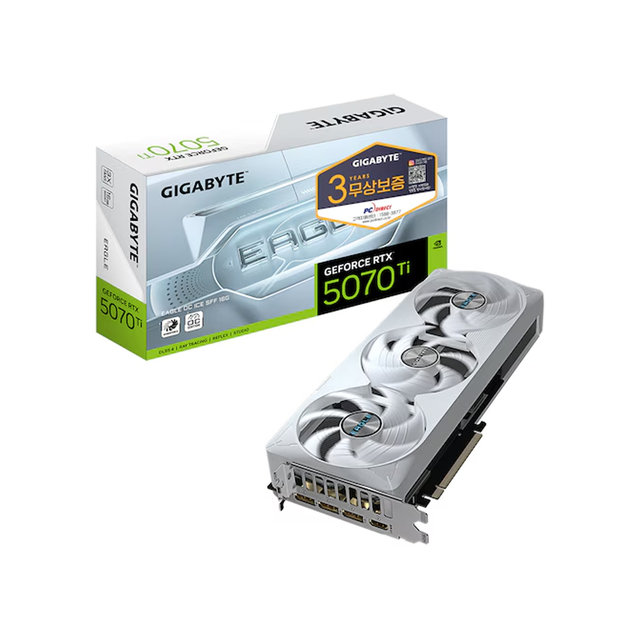 기가바이트 지포스 RTX 5070 Ti EAGLE OC ICE SFF D7 16GB 피씨디렉트/