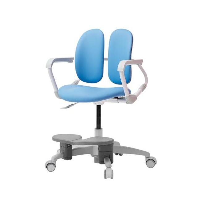 [비밀특가] 듀오백 밀키 218SF 아동의자 (회전 중심봉+발받침+스탑캐스터)