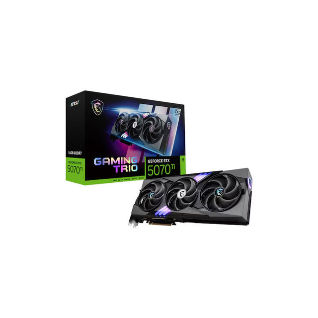  MSI 지포스 RTX 5070 Ti 게이밍 트리오 OC 플러스 D7 16GB 트라이프로져4 /N
