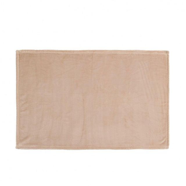 베이지 소프트 학교 학생 극세사 무릎 담요 70x100cm