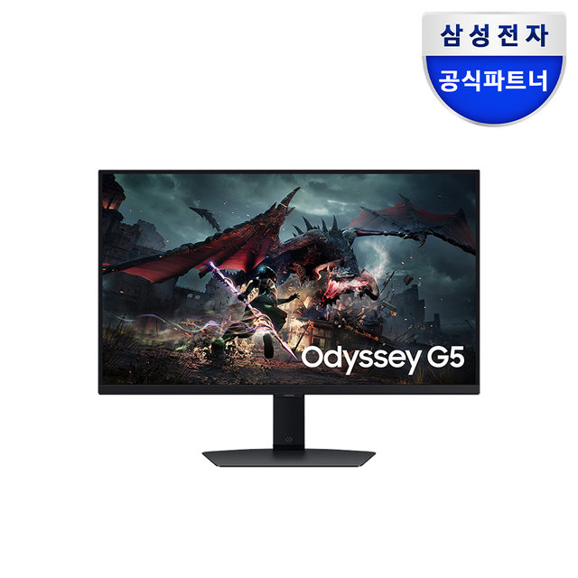 [혜택가 31.1만원]  삼성 오디세이 G5 S27DG500 IPS QHD 180Hz 1ms 27인치 게이밍모니터