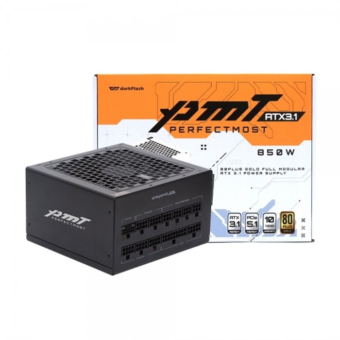 기타 DARKFLASH 퍼펙트모스트 850W 80PLUS골드 ATX3.1 블랙