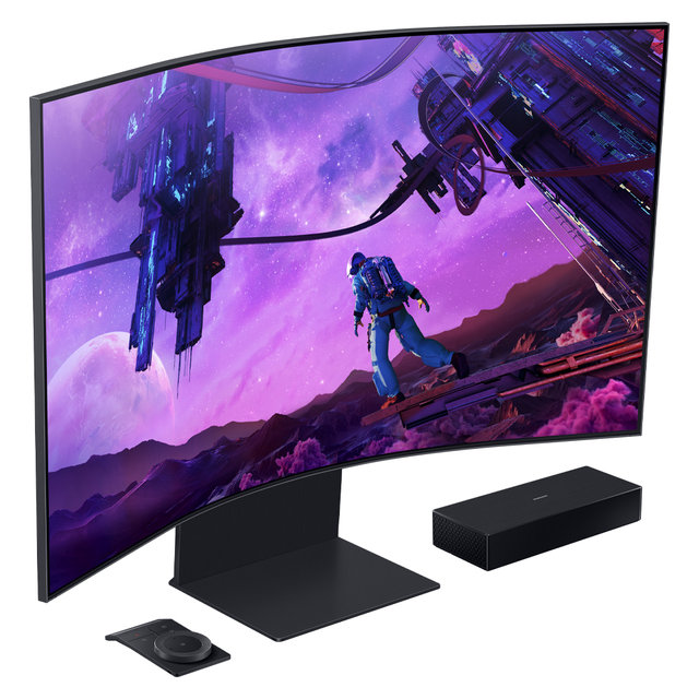 삼성 게이밍 모니터 138cm 오디세이 아크 S55BG970 4K UHD 서울 퀵배송 자가설치