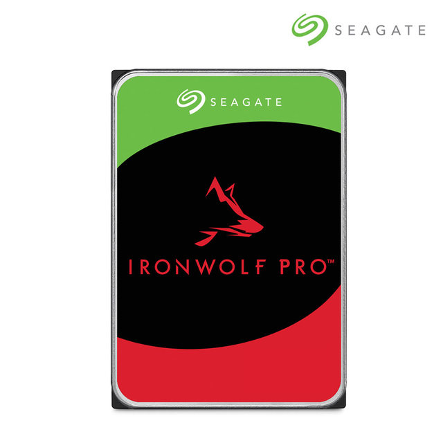 씨게이트 HDD 10TB IronWolf Pro ST10000NT001 NAS 하드디스크 (7,200RPM/256MB/CMR)