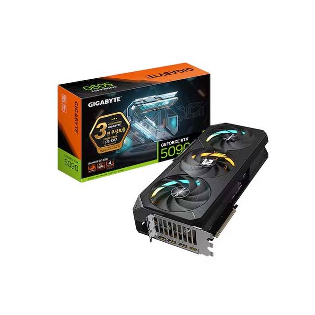 GIGABYTE 지포스 RTX 5090 GAMING OC D7 32GB 제이씨현