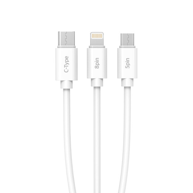 [나노스퀘어] 모락 하이퍼에디션 18W 3in1 케이블 일체형 고속충전기