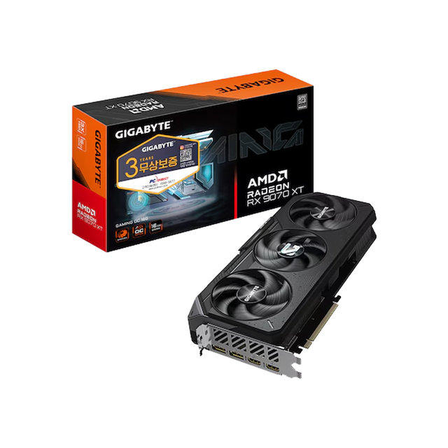 GIGABYTE 라데온 RX 9070 XT GAMING OC D6 16GB 피씨디렉트/