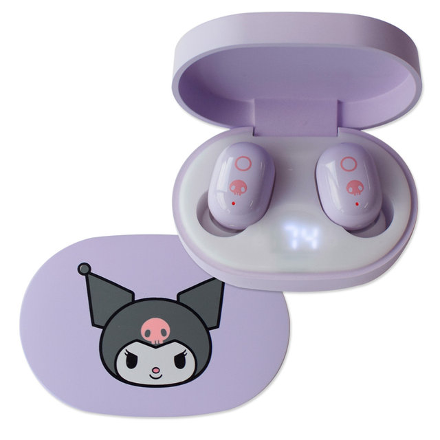 산리오 캐릭터즈 블루투스 이어폰_쿠로미