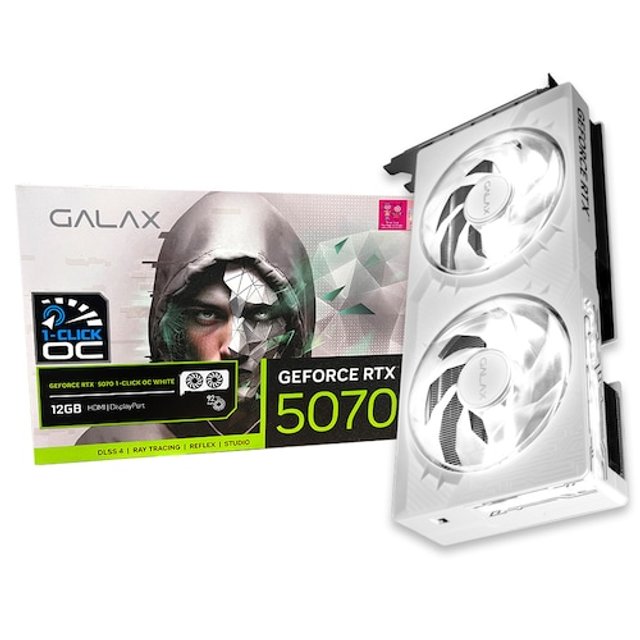 갤럭시 GALAX 지포스 RTX 5070 WHITE OC D7 12GB_G