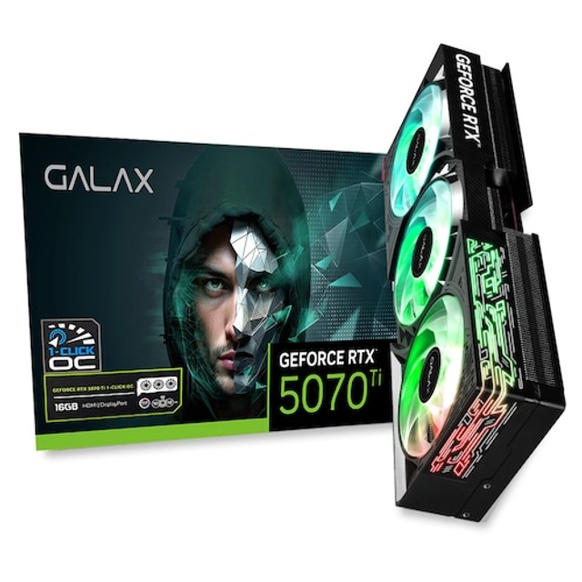 갤럭시 GALAX 지포스 RTX 5070 Ti BLACK OC D7 16GB_G
