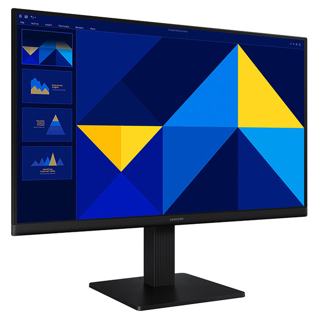삼성전자 S24D300 60.3cm(24인치) 슬림베젤 에센셜 모니터 IPS 100Hz 사무용 보조 CCTV