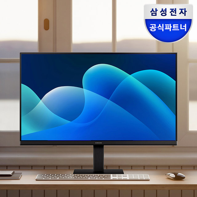 삼성전자 S24D300 60.3cm(24인치) 슬림베젤 에센셜 모니터 IPS 100Hz 사무용 보조 CCTV