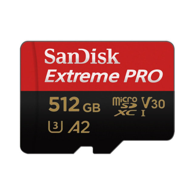 샌디스크 마이크로 SD카드 익스트림 프로 A2 512GB 200MB/s QXCD