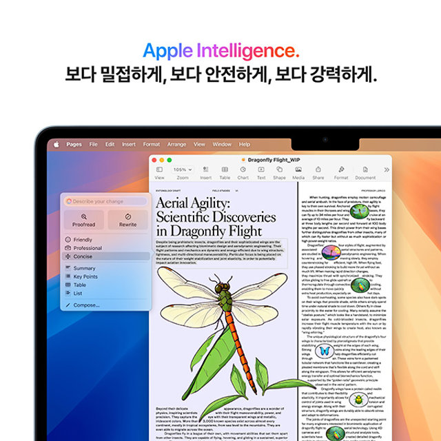 맥북에어 13 M4, 10코어 CPU, 8코어 GPU, 16GB RAM, 256GB SSD - 스카이블루 [MC6T4KH/A]