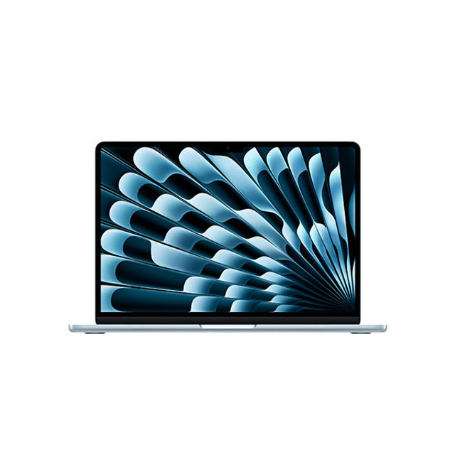 맥북에어 13 M4, 10코어 CPU, 8코어 GPU, 16GB RAM, 256GB SSD - 스카이블루 [MC6T4KH/A]