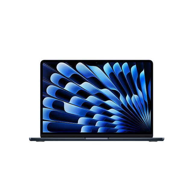  맥북에어 13 M4, 10코어 CPU, 8코어 GPU, 16GB RAM, 256GB SSD - 미드나이트 [MW123KH/A]
