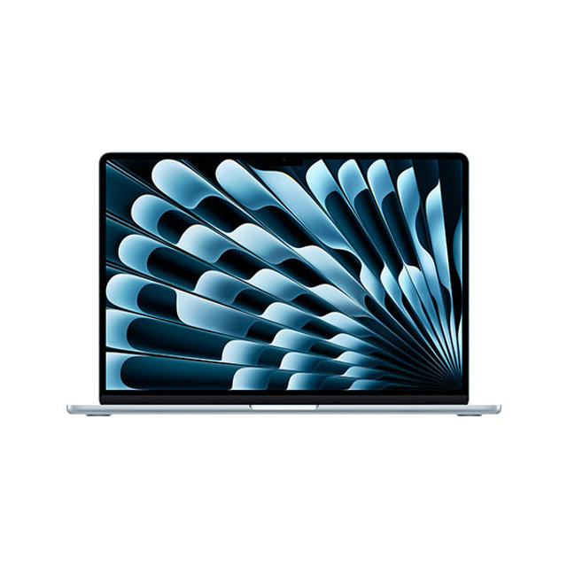 맥북에어 15 M4, 10코어 CPU, 10코어 GPU, 16GB RAM, 256GB SSD - 스카이블루 [MC7A4KH/A]