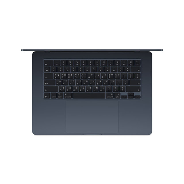 맥북에어 15 M4, 10코어 CPU, 10코어 GPU, 24GB RAM, 512GB SSD - 미드나이트 [MC6L4KH/A]