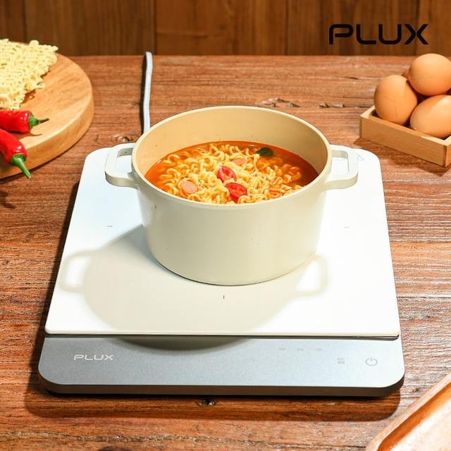 [3년무상AS] 1구 슬림 인덕션 전기레인지 PLX-EIR0120SLWT (화이트 / 2000W)