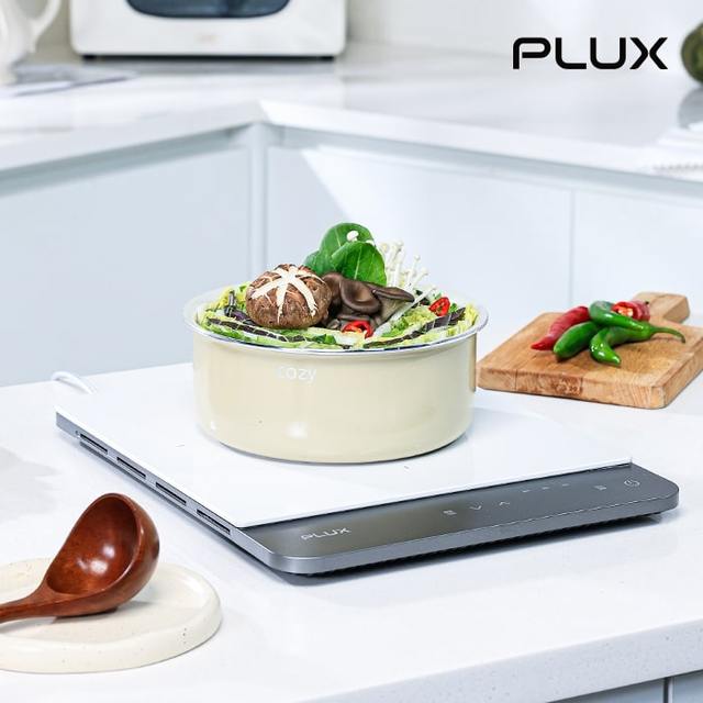 [3년무상AS] 1구 슬림 인덕션 전기레인지 PLX-EIR0120SLWT (화이트 / 2000W)