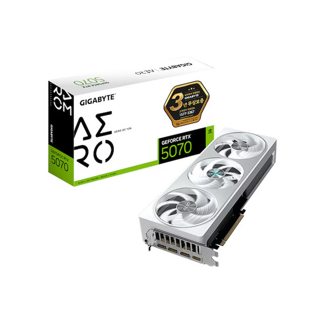 기가바이트 지포스 RTX 5070 AERO OC D7 12GB 제이씨현_M