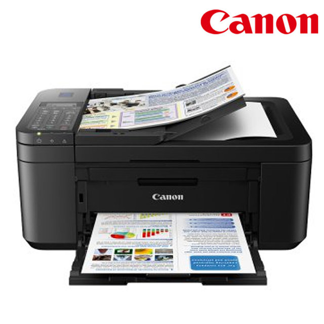 캐논 Canon 이코노믹 E4590 정품 컬러 잉크젯복합기 팩스복합기 가정용 사무용 프린터기 잉크포함