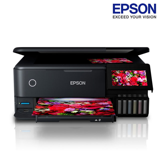엡손 Epson L8160 정품 무한 컬러 잉크젯복합기 포토프린터 복합기 자동양면인쇄 WiFi 잉크포함