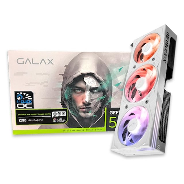 갤럭시 GALAX 지포스 RTX 5070 EX GAMER WHITE OC D7 12GB_G