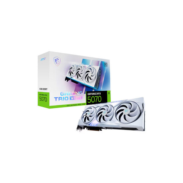 MSI 지포스 RTX 5070 게이밍 트리오 OC 화이트 D7 12GB 트라이프로져4 /N