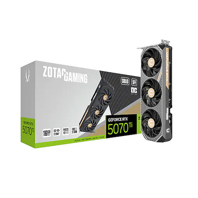 ZOTAC GAMING 지포스 RTX 5070 Ti SOLID SFF OC D7 16GB 그래픽카드
