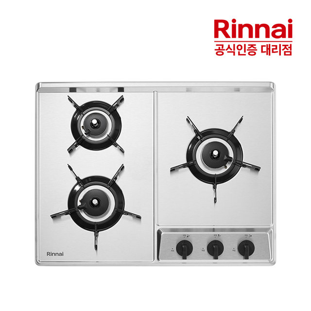 고화력 3구 빌트인 가스쿡탑 INBS301DJ 실버 가스레인지 HM