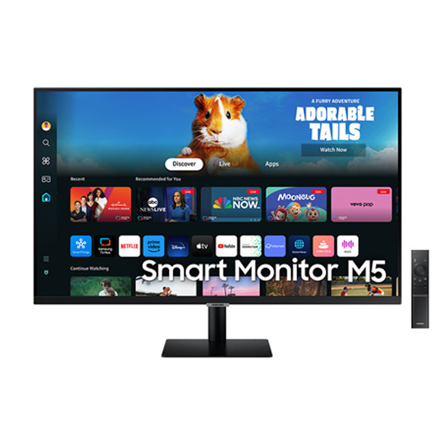 삼성전자 삼성 M5 S32DM500 스마트모니터 80cm 81cm OTT 넷플릭스 유튜브 미러링 컴퓨터 PC 모니터