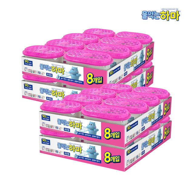  물먹는 하마 옷장용 제습제 8P x4개