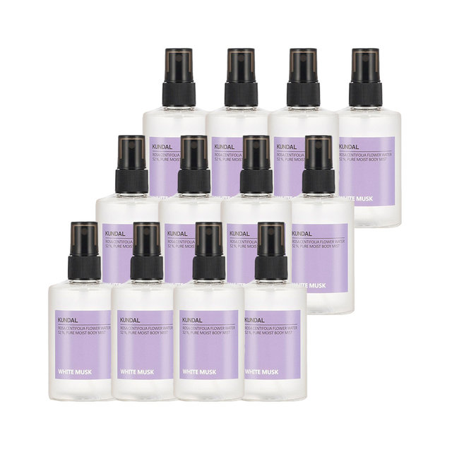 쿤달 퓨어 바디미스트 화이트머스크 128ml x12개