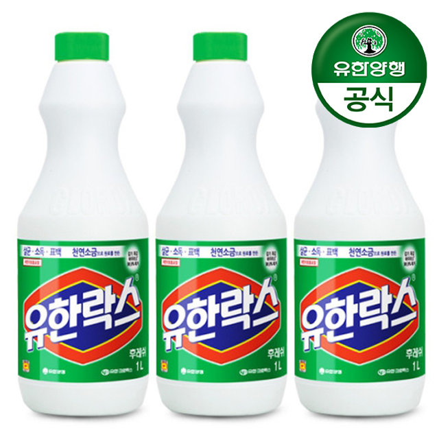 [결제시5%추가]유한양행 유한락스 후레쉬 1L x 3개