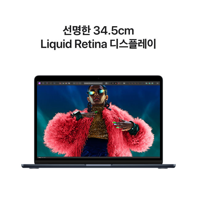 [박스미개봉 - 박스훼손] 맥북에어 13 M3, 8코어 CPU, 10코어 GPU, 16GB RAM, 512GB SSD - 미드나이트 [MXCV3KH/A]