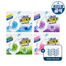 이지드롭 변기크리너 리필브러쉬 4팩(핸들 미포함 / 48개입) + 8개입증정