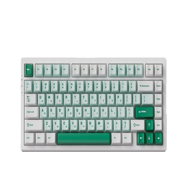 머코우즈 G75 기계식 키보드(그린, Cabbage TOFU 스위치)