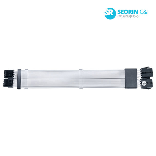 [서린공식] LIAN LI STRIMER WIRELESS CPU 2x8핀 케이블 (PW8-1W-CPU, 0.26m) 컨트롤러 미포함